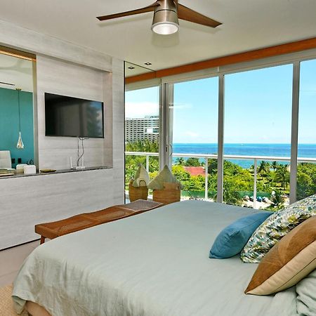 Beachfront Apartment Blue Vista Cancún Extérieur photo