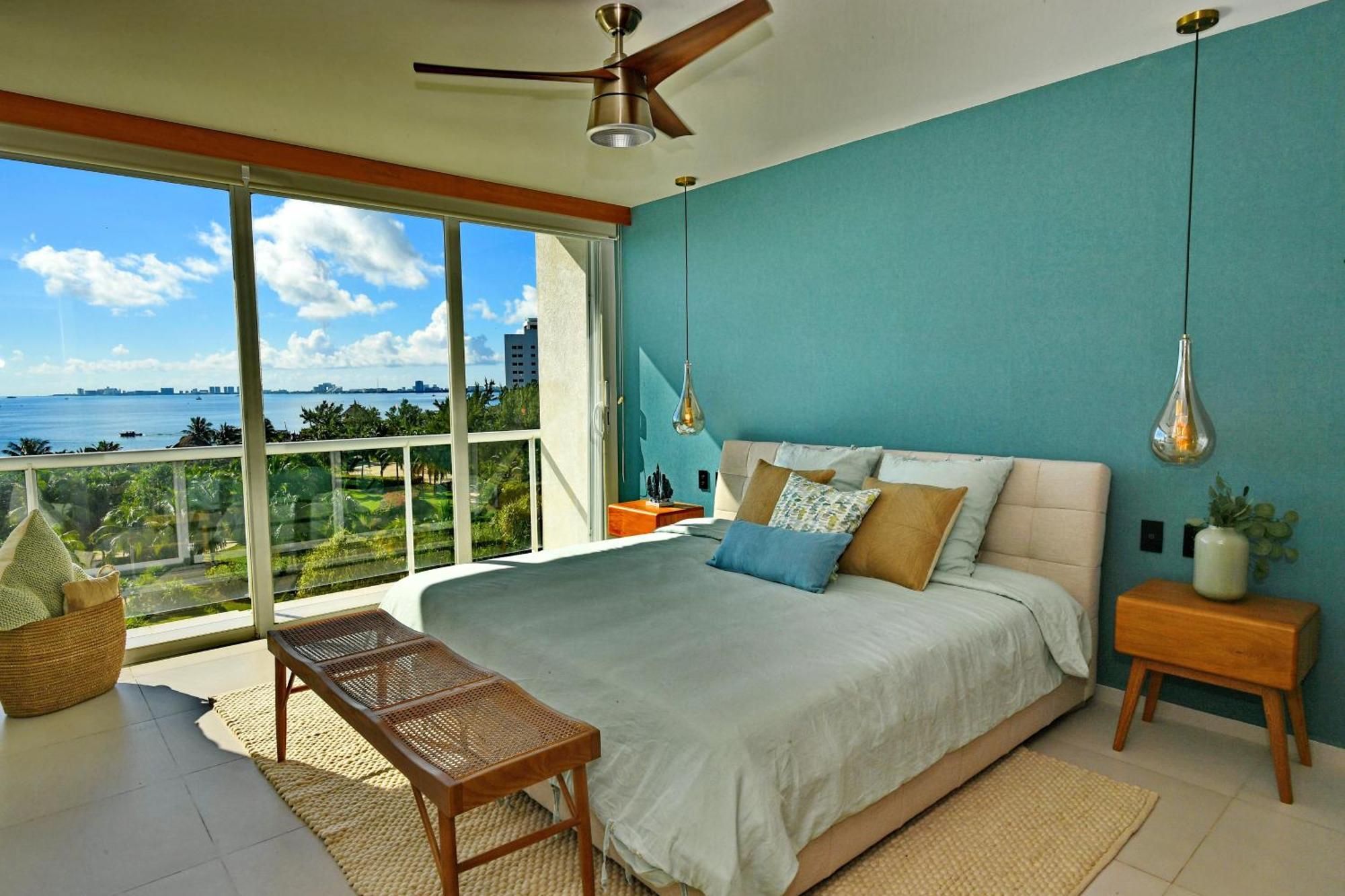 Beachfront Apartment Blue Vista Cancún Extérieur photo